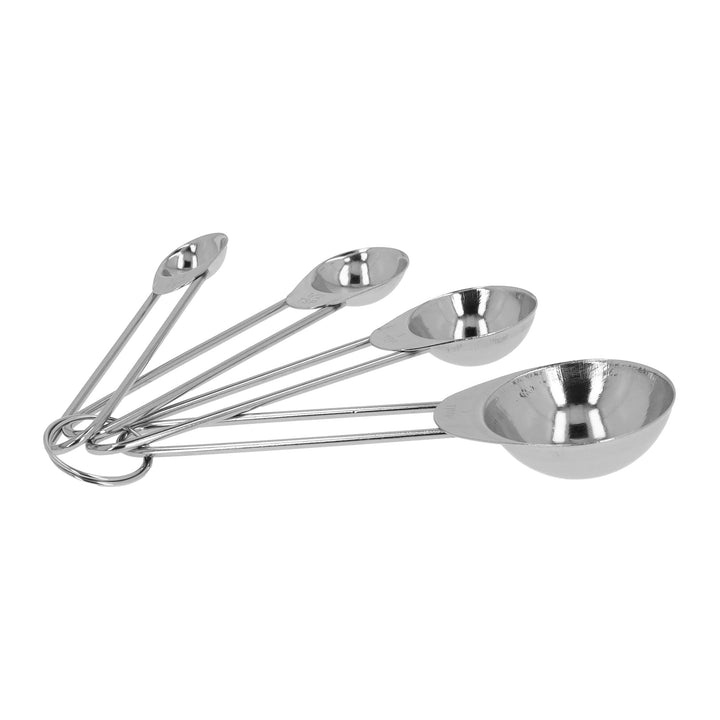 Krumble Maatcups en lepels - Set van 8 - RVS - Zilver (2)
