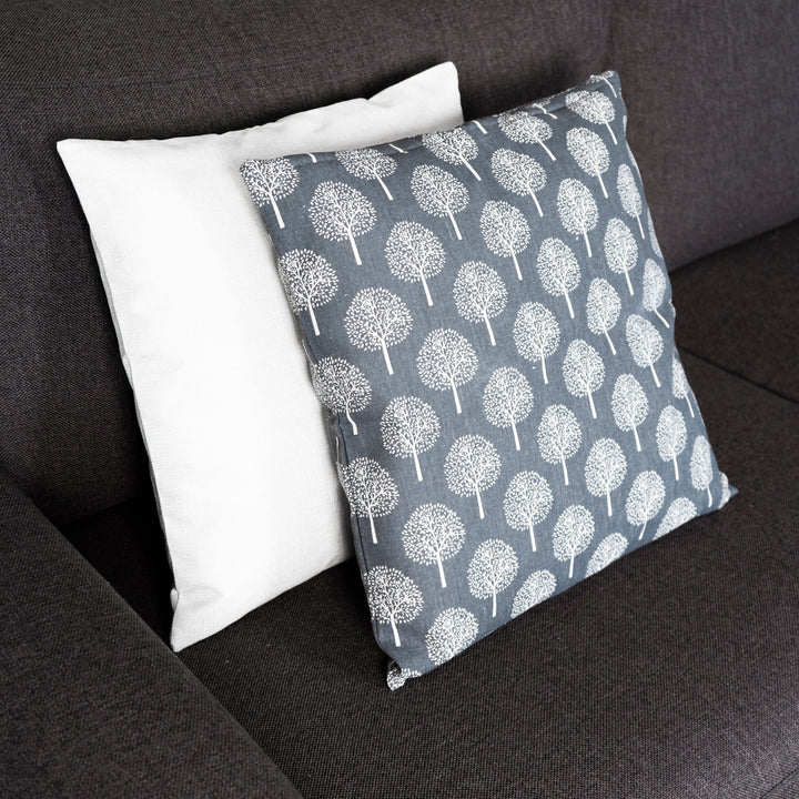 QUVIO Kussenhoes Boom 45 x 45cm - Antraciet (3)