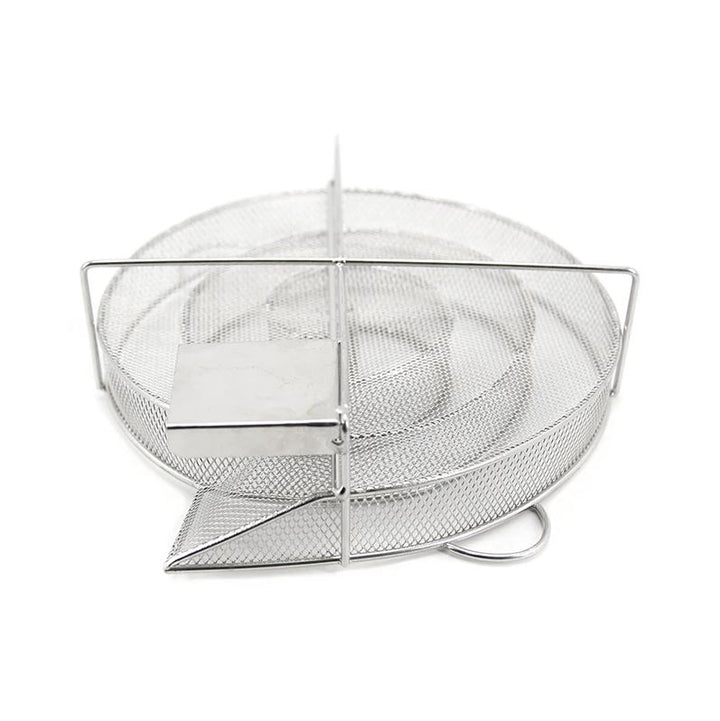 Krumble Barbecue smokerbox rond RVS (3)