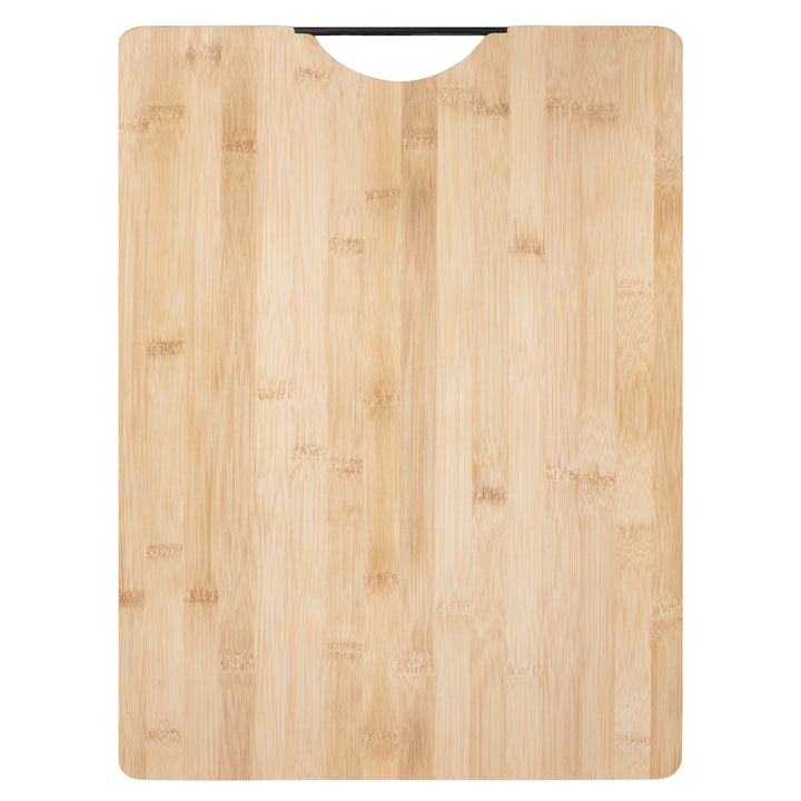 Krumble Snijplank bamboe met handvat - L (2)