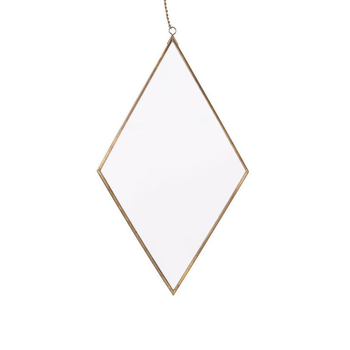 QUVIO Spiegel ruitvorm smal - Goud