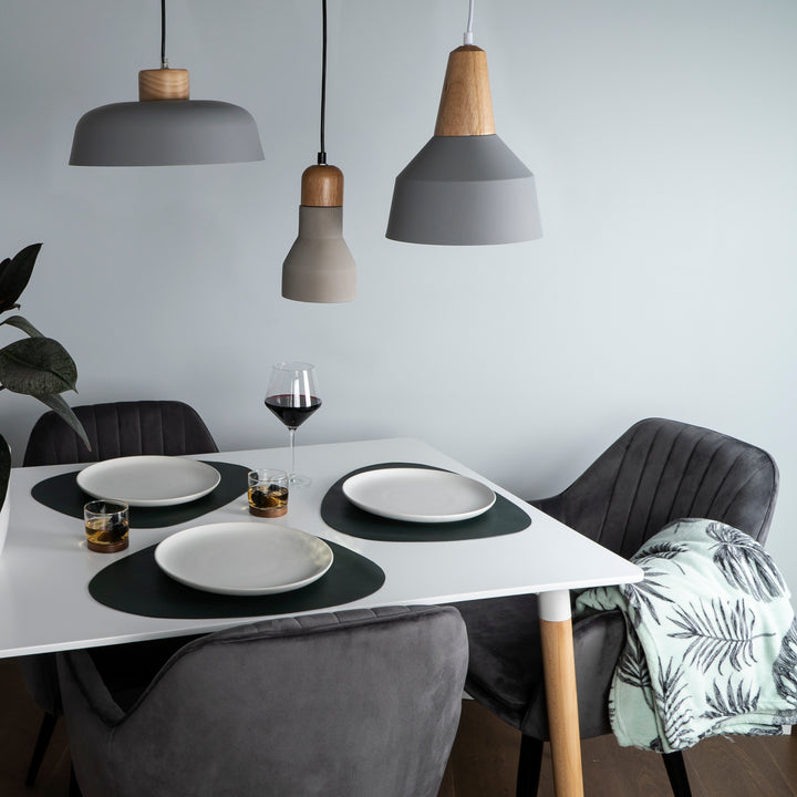 QUVIO Stoel - Benito - Antraciet (4)