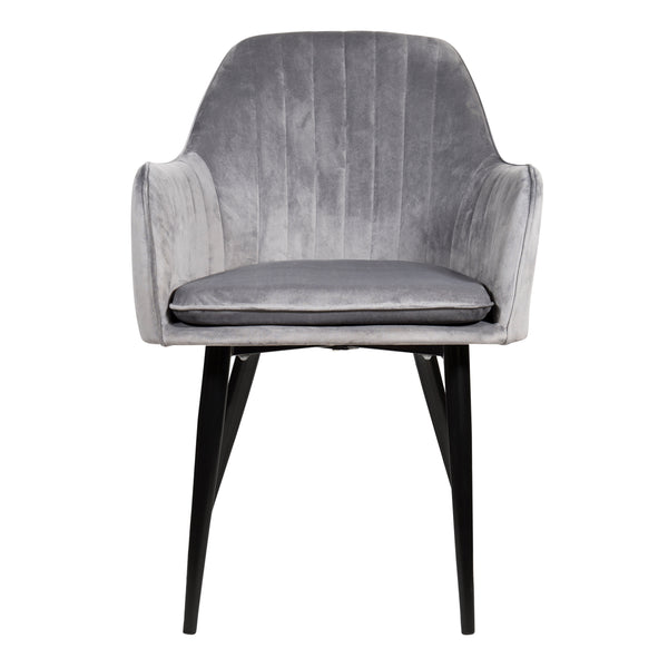 QUVIO Stoel - Benito - Antraciet