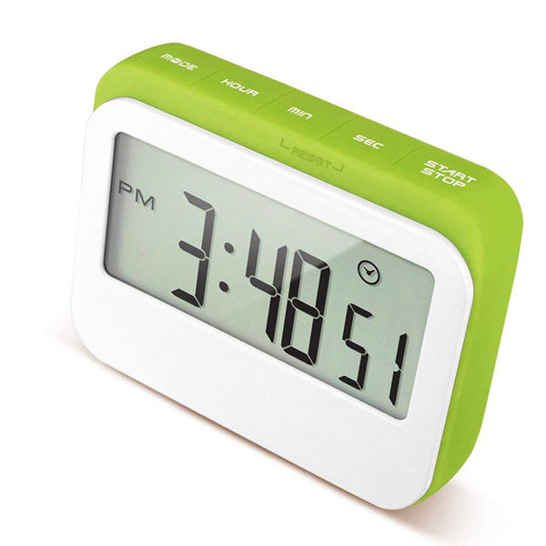 Krumble digitale kookwekker - wit met groen