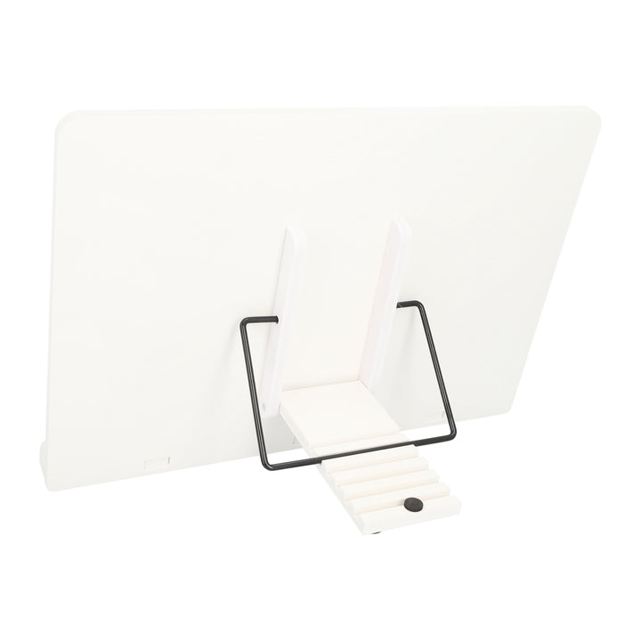 QUVIO Kookboekstandaard / Boekenstandaard / Tabletstandaard - 39 x 28 cm - Wit (5)