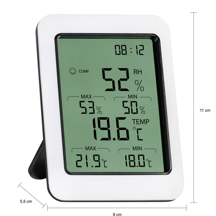 XIB Thermo-Hygrometer - Zwart (1)