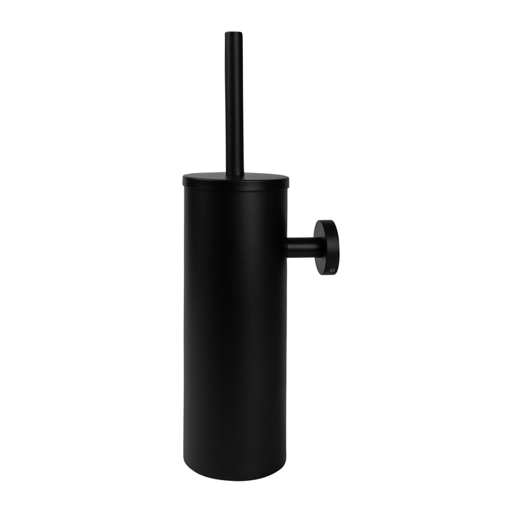 QUVIO Toiletborstelhouder wand - metaal - Zwart (1)