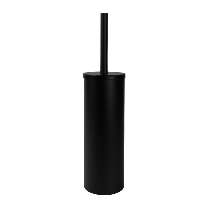 QUVIO Toiletborstelhouder wand - metaal - Zwart (4)