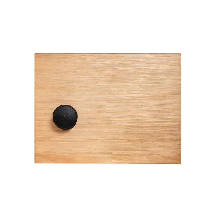 QUVIO Toiletrolhouder met plank - Zwart (3)