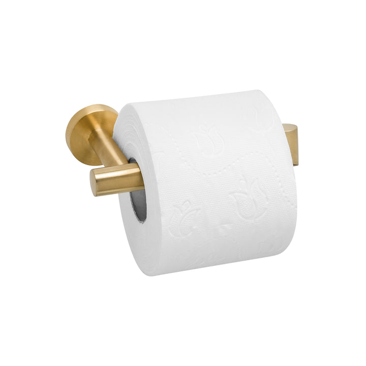 XIVADA Toiletrolhouder Mano - Inclusief schroefset - Rvs - Goud (4)