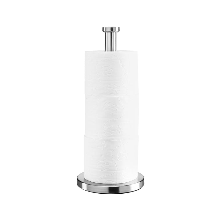 XIVADA Reserverolhouder Lotis - Vrijstaand - Voor 3 wc rollen - Zilver (1)