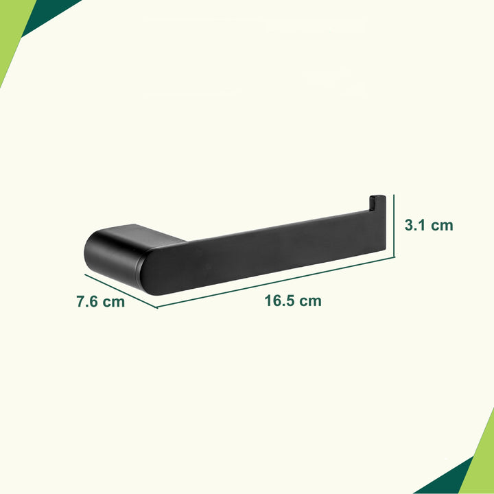 XIVADA Toiletrolhouder Eros - Boren - Rvs - Zwart (6)