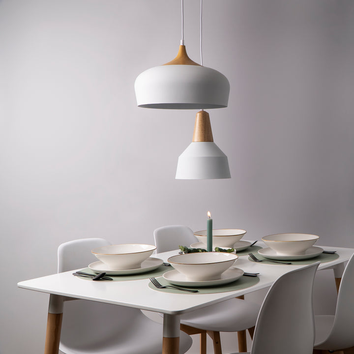 QUVIO Hanglamp wit rond - QUV5067L-WHITE (4)