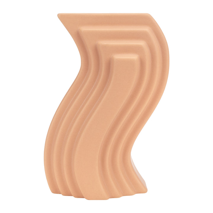 QUVIO Vaas abstract - Keramisch - Terracotta (5)
