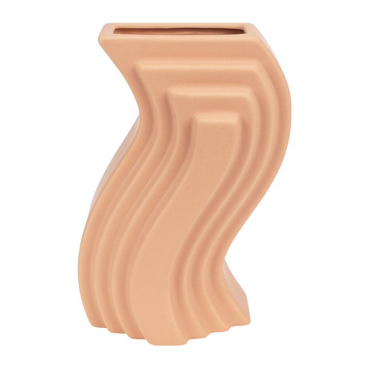 QUVIO Vaas abstract - Keramisch - Terracotta (3)