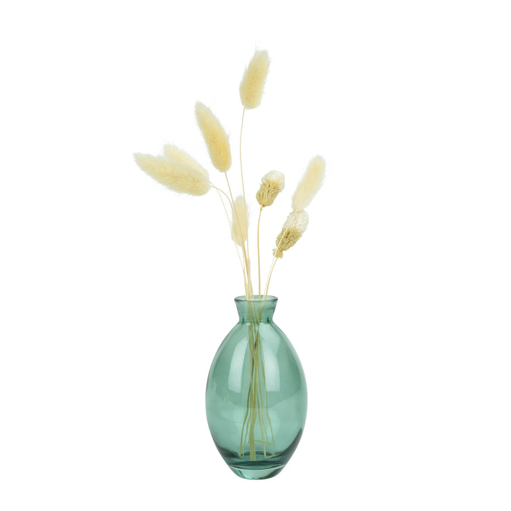 QUVIO Vazen set van 3 - Glas - Groen (6)