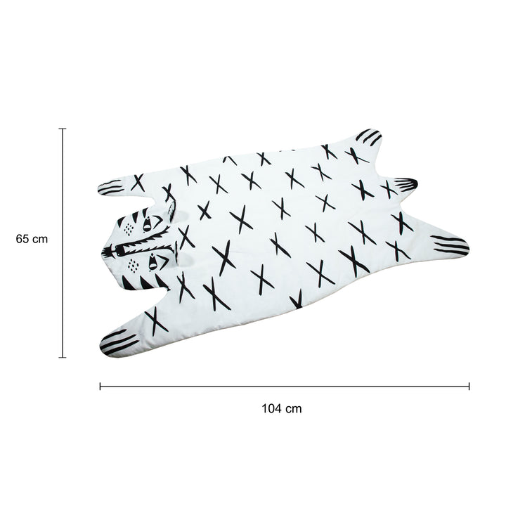 QUVIO Vloerkleed tijger (1)