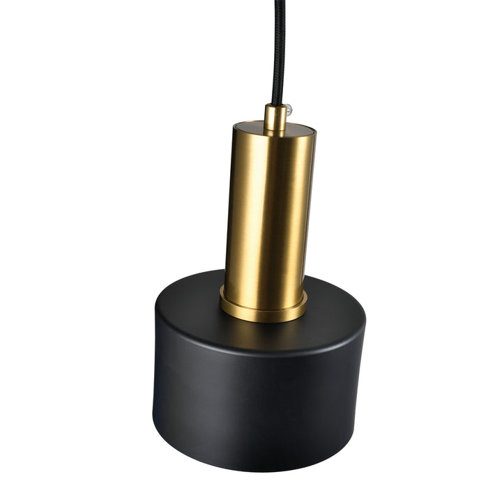 QUVIO Wandlamp - Goud - Zwart - Ronde Wandlamp - Metaal (2)