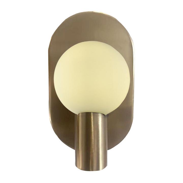 QUVIO Gouden wandlamp - 1 lichtpunt - Metaal - Glas (1)