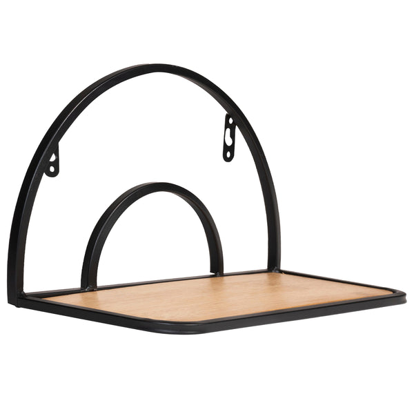 QUVIO Wandplank met metalen boog