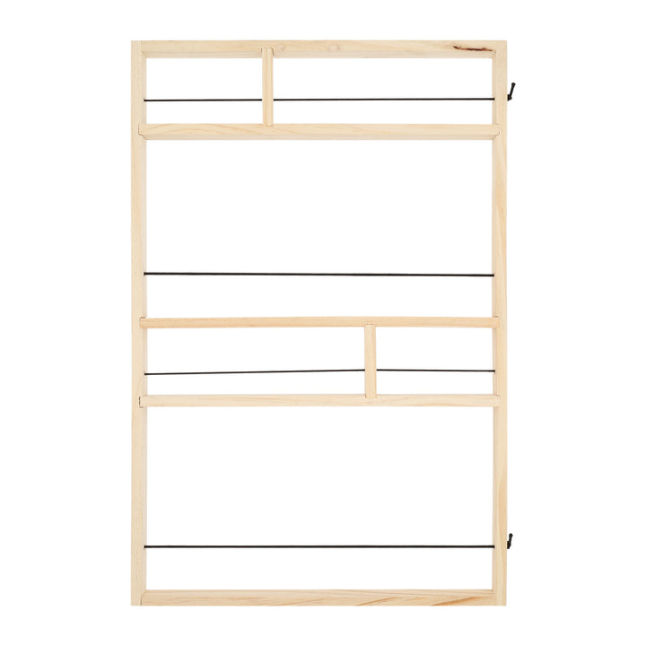 QUVIO Wandrek - 60 x 42 cm - Hout