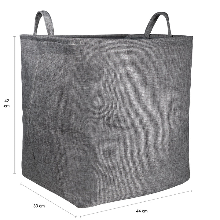 QUVIO Wasmand 'Laundry' - Grijs - L (1)