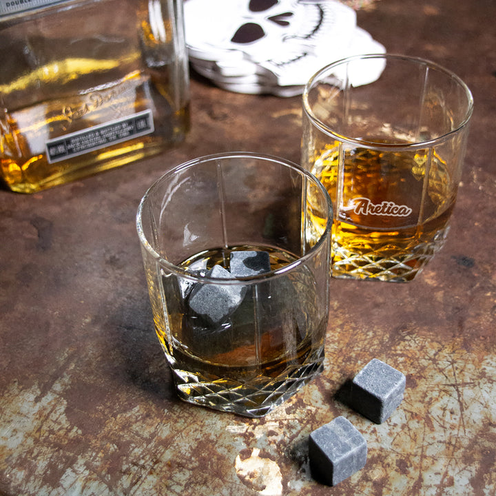Aretica Whiskey stones - Ijsblokken van natuursteen - set van 9 stuks (2)