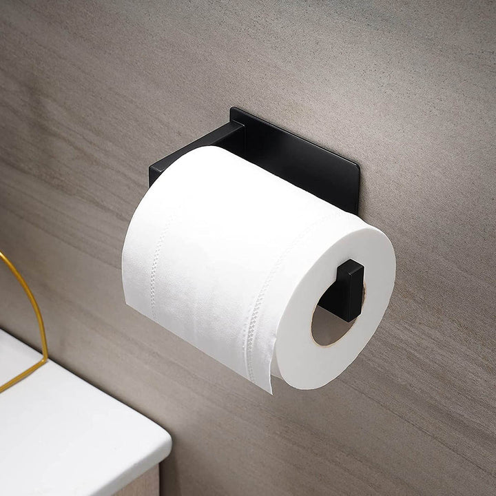XIVADA Toiletset Zwart - Wc borstel - Wc rolhouder - Handdoekhaakjes (7)