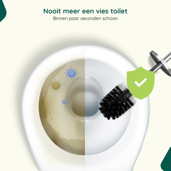XIVADA Toiletborstelhouder Jara - Vrijstaand - Rvs - Zilver (4)