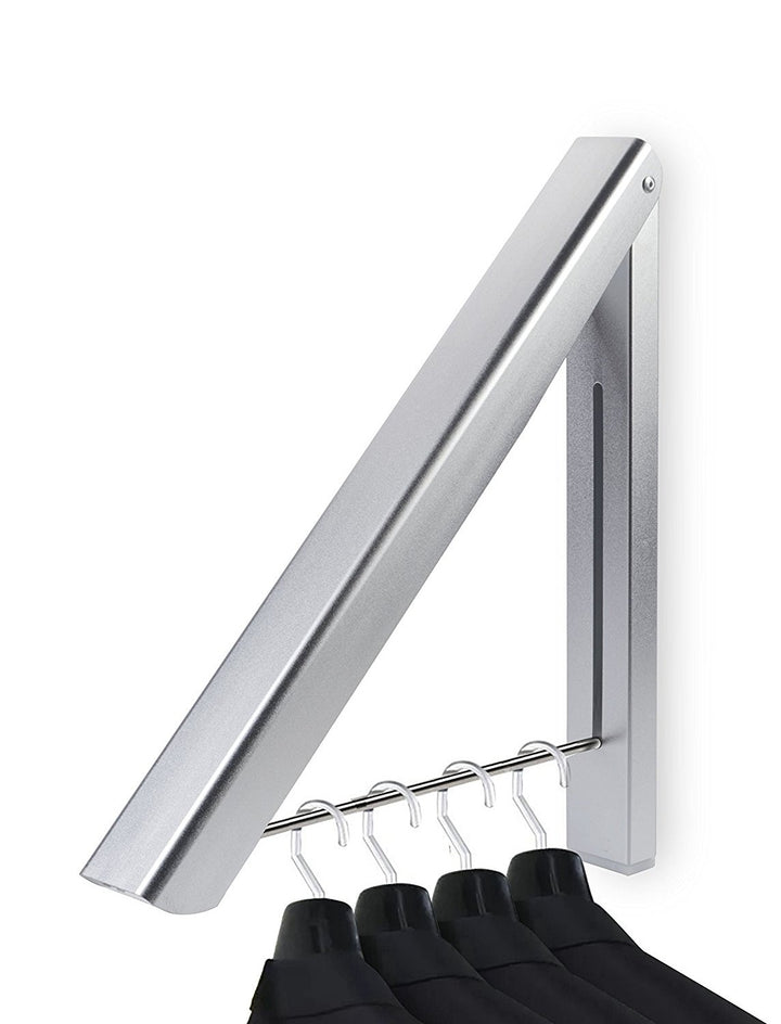 XIVADA Droogrek Lici - Inklapbaar - Aluminium - Droogrek muur - Zilver (6)