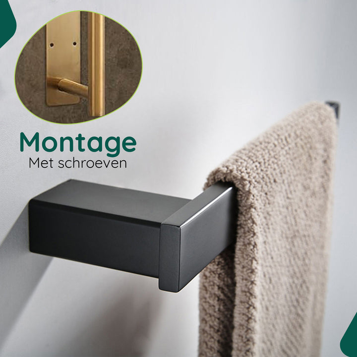 XIVADA Reserverolhouder Otto - Boren - Inclusief schroefset - Zwart (3)