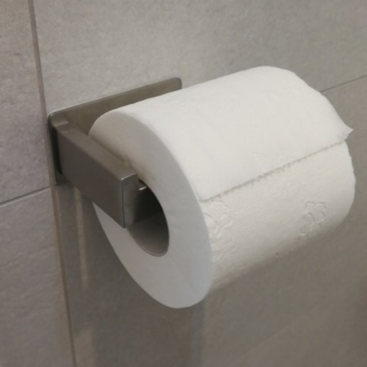 XIVADA WC rolhouder Luca - Zonder Boren - Rvs - Zelfklevend - Zilver (9)