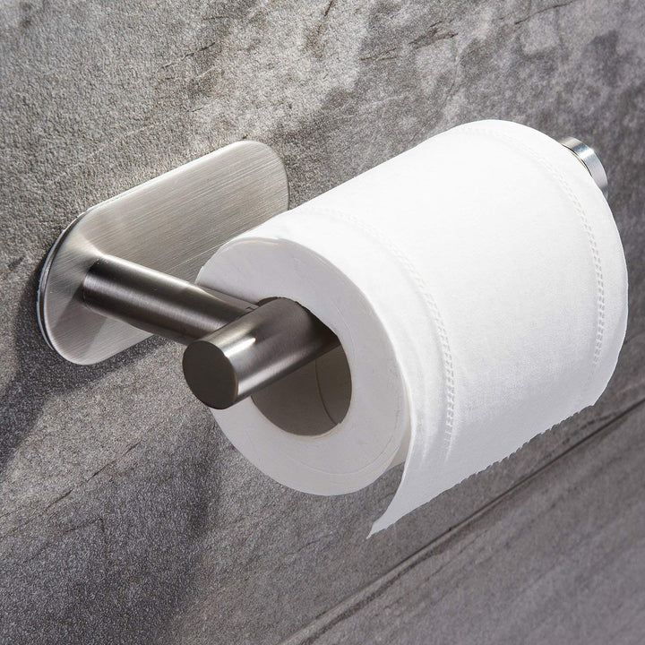 XIVADA Toiletrolhouder Nino - Rvs - Zelfklevend - Zilver (5)