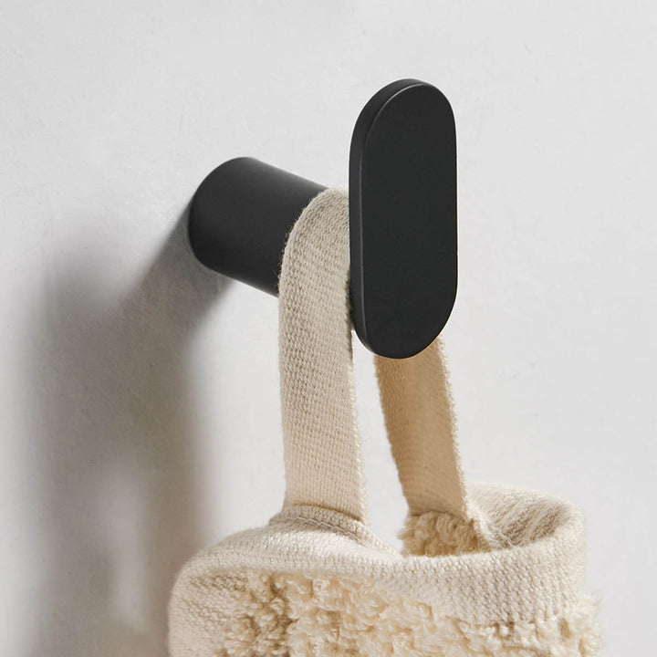 XIVADA Toilet accessoires set - 4 delig -  Rvs - Zwart (6)
