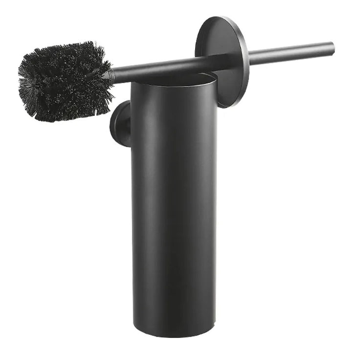 XIVADA Toiletset Zwart - Wc borstel - Wc rolhouder - Handdoekhaakjes (3)