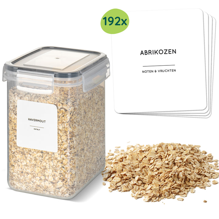 XIVADA Keukenlabels - Kruiden labels - Nederlands - Wit (2)
