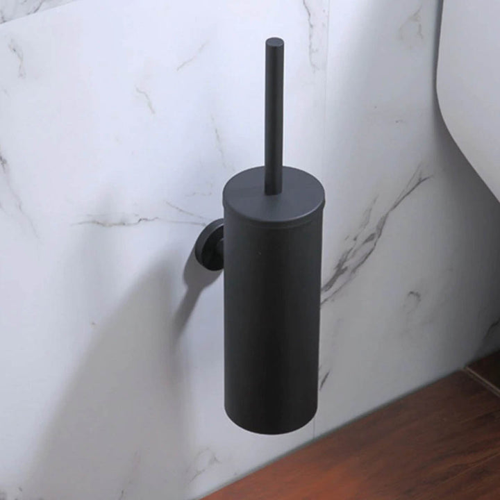 XIVADA Toiletset Zwart - Wc borstel - Wc rolhouder - Handdoekhaakjes (9)