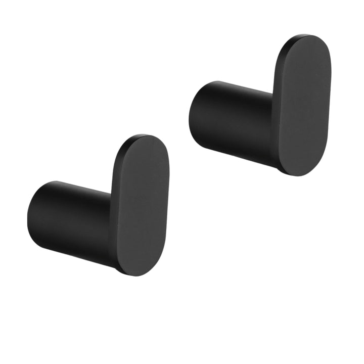 XIVADA Toilet accessoires set - 4 delig -  Rvs - Zwart (2)