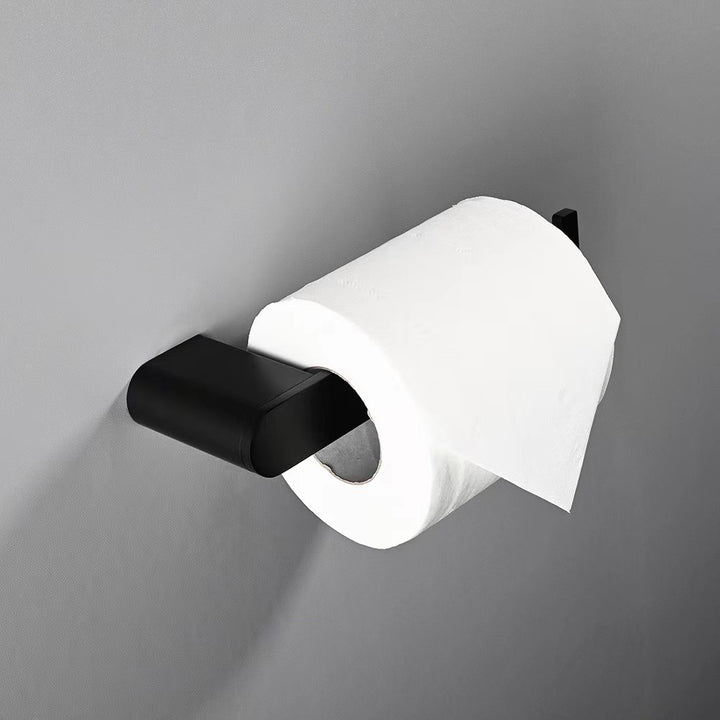 XIVADA Toiletrolhouder Eros - Boren - Rvs - Zwart (5)