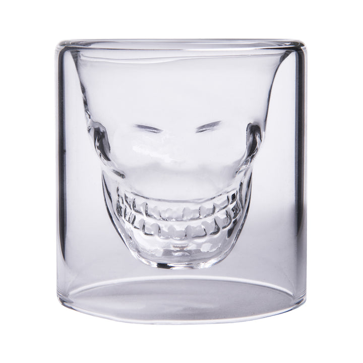 Aretica Shot glaasje Skull set van 4 glas - (2)