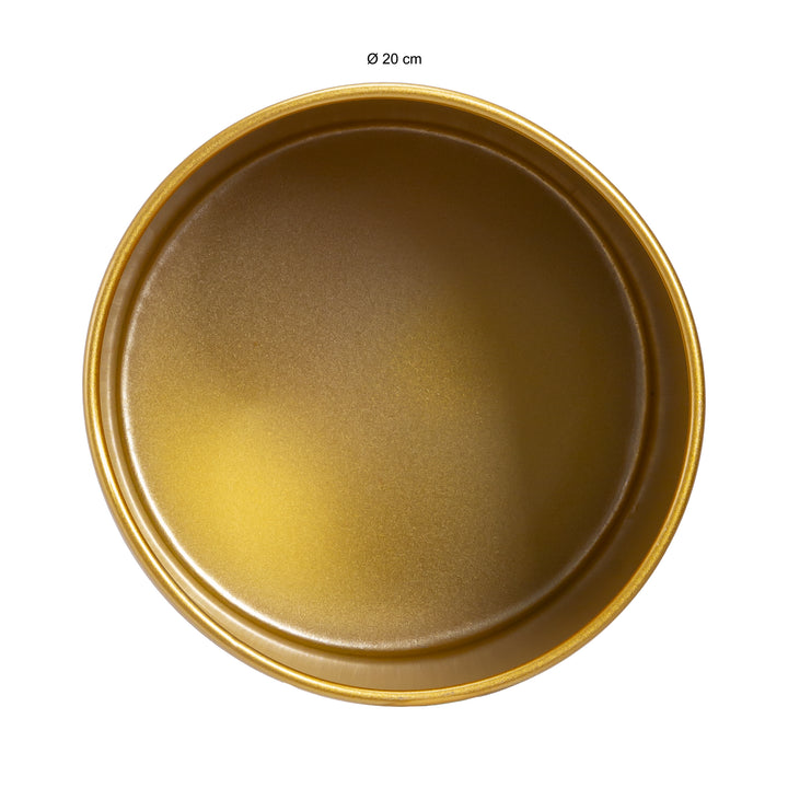 QUVIO Plantensteunen metaal – 22x22x75 cm – Goud – M (4)
