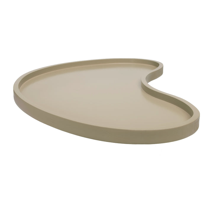 QUVIO Tray - Organisch - Hout - 45x24 cm - Bruin (2)