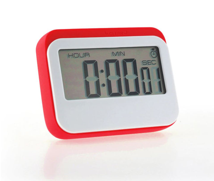 Krumble digitale kookwekker - wit met rood (1)