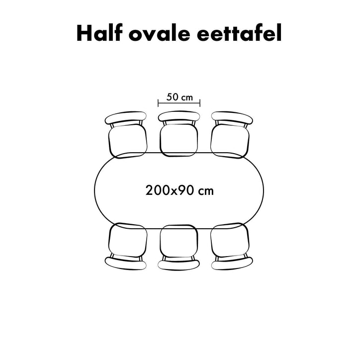 Lewis & Loft Eettafel Lynn – Ovaal – 200x90 cm – Mangohout – Naturel (6)