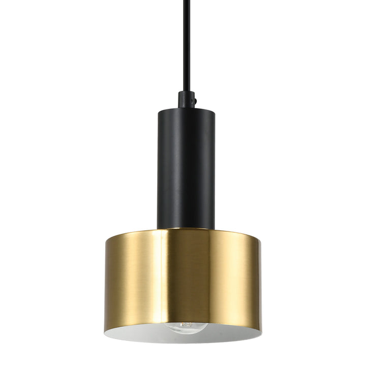 QUVIO Hanglamp - Goud en zwart - Metaal (2)