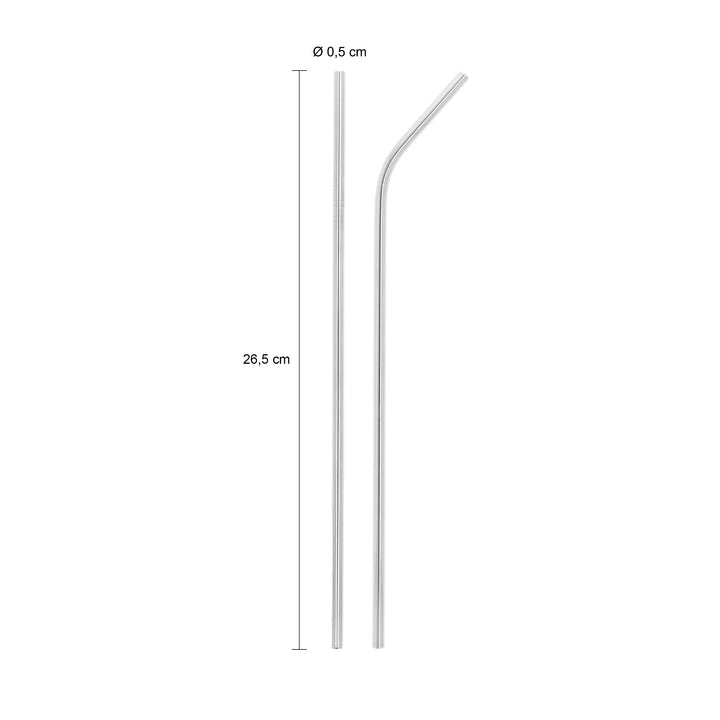 Krumble RVS Rietjes set van 8 (1)