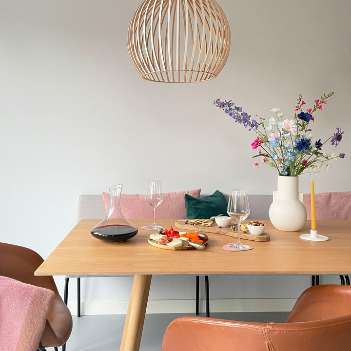 QUVIO Houten dienblad rond - Maat L (6)