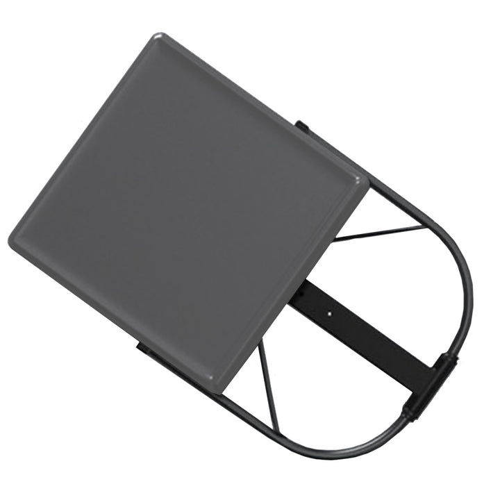 QUVIO Laptop bijzet tafel groot - grijs (4)