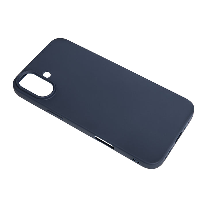 BMAX Liquid silicone case hoesje voor iPhone 16 Plus  - Donkerblauw/Dark blue (1)