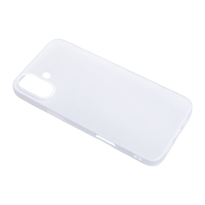 BMAX Liquid silicone case hoesje voor iPhone 16  - White/Wit (1)